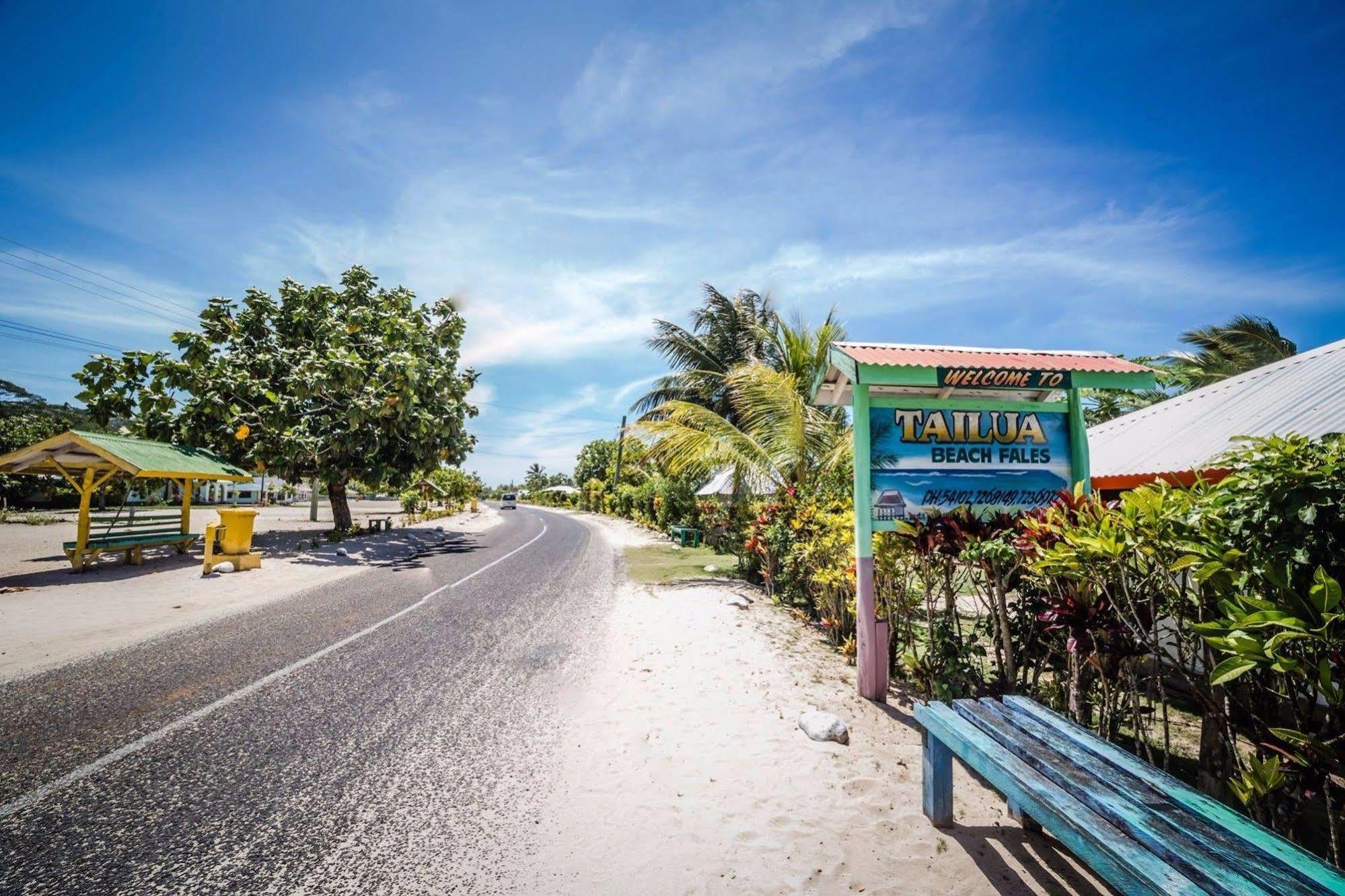 Tailua Beach Fales Manase Экстерьер фото